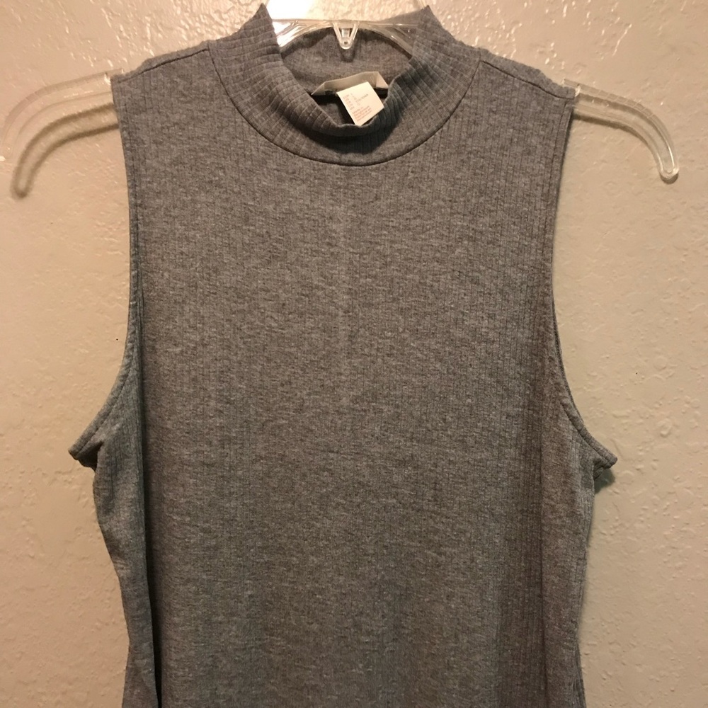 GREY TURTLE NECK BODY CON DRESS🖤